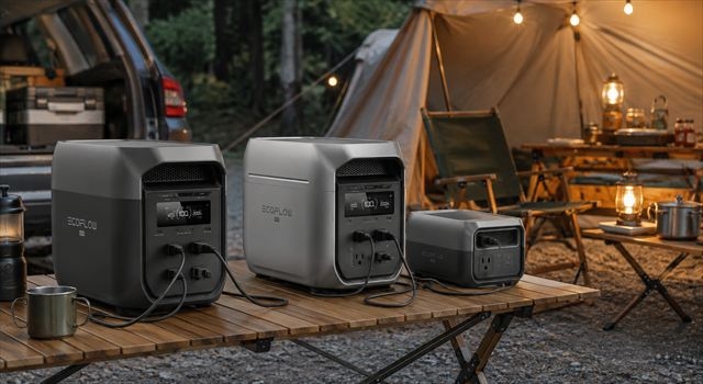 EcoFlow DELTA 3 MaxとDELTA 3 Max Plusの外観比較